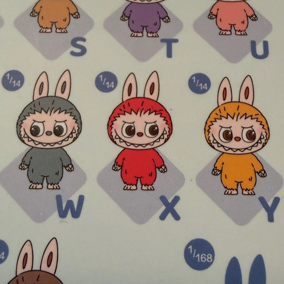 POP MART genuine pin for love labubu “X” - Picture 2 of 4